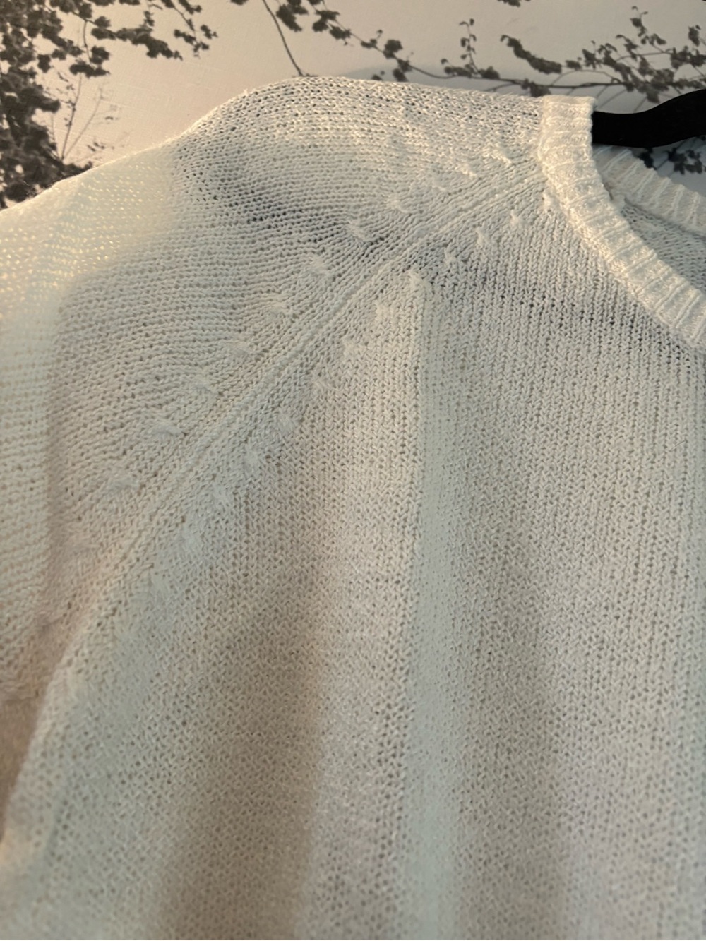 Carolyn Taylor white Crewneck Short-Sleeve Knit Sweater - Picture 3 of 7